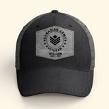 Personalized Canadian Veteran Logo Custom Rank, Name & Service Time Cap Printed VQ241199