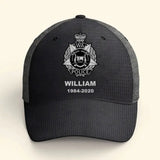 Personalized Australian Police Branch Logo Custom Name & Service Time Cap Printed VQ241204