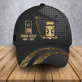Personalized Italian Veteran Rank Gold Custom Name & Time Cap 3D Printed AHVA241205