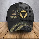 Personalized Austrian Veteran Rank Gold Custom Name & Time Cap 3D Printed AHVA241205