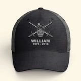 Personalized UK Veteran Branch Logo Custom Name & Time Cap 3D Printed VQ241216