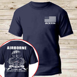 Personalized US Veteran Airborne I Did This For A Living And Your Expect Me To Be Normal T-shirt Printed QTKH241232