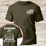 Personalized US Veteran Airborne I Did This For A Living And Your Expect Me To Be Normal T-shirt Printed QTKH241232