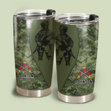 Personalized Canadian Veteran Camo Branch Logo & Custom Name Tumbler Printed AHVQ241223