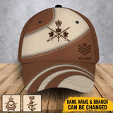 Personalized Canadian Veteran Branch Logo Custom Rank & Name Cap 3D Printed AHVA241245