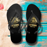 Personalized Australian Veteran Logo Custom Time Flip Flops Printed VQ241249