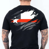 Personalized Retired US Firefighter US State Flag Custom Time T-shirt Printed KVH241228