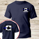 Personalized Canadian Police Branch Logo Custom Name T-shirt Printed KVH241257