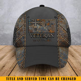 Personalized Australian Veteran Retired 3D Printed Cap QTKH241279