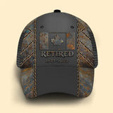 Personalized Canadian Veteran Retired 3D Printed Cap QTKH241279