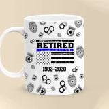 Personalized Retired US Police Custom Time Police Logo Mug Printed AHHN241286