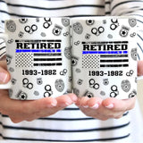 Personalized Retired US Police Custom Time Police Logo Mug Printed AHHN241286