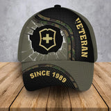 Personalized Swiss Veteran Rank Gold Custom Time Cap 3D Printed AHVA241294
