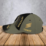 Personalized German Veteran Rank Gold Custom Name & Time Cap 3D Printed AHVA241294