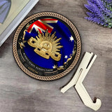 Personalized Australian Veteran Logo Always Ready Always There Customized Wooden Frame Printed AHVQ241321