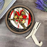 Personalized Canadian Veteran Logo Always Ready Always There Customized Wooden Frame Printed AHVQ241321