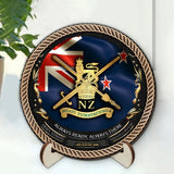 Personalized New Zealand Veteran Logo Always Ready Always There Customized Wooden Frame Printed AHVQ241321