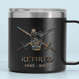 Personalized UK Veteran Logo Custom Service Time QTVQ241326