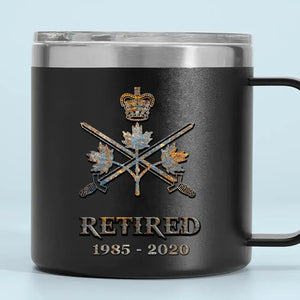 Personalized Canadian Veteran Logo Custom Service Time QTVQ241326