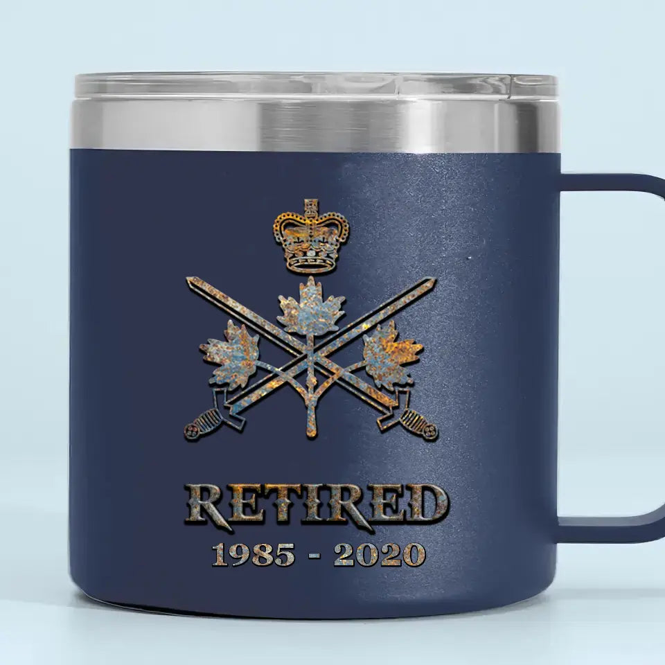 Personalized Canadian Veteran Logo Custom Service Time QTVQ241326