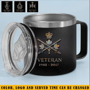 Personalized Canadian Veteran Logo Custom Service Time QTVQ241326