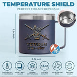 Personalized UK Veteran Logo Custom Service Time QTVQ241326