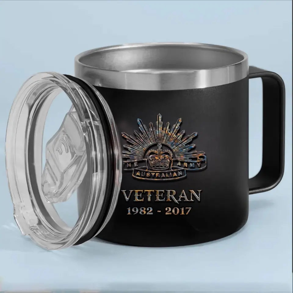 Personalized Australian Veteran Logo Custom Service Time QTVQ241326