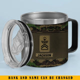 Personalized Swiss Veteran Rank Camo Custom Name Coffee Cup 3D 12oz Printed KVH241324
