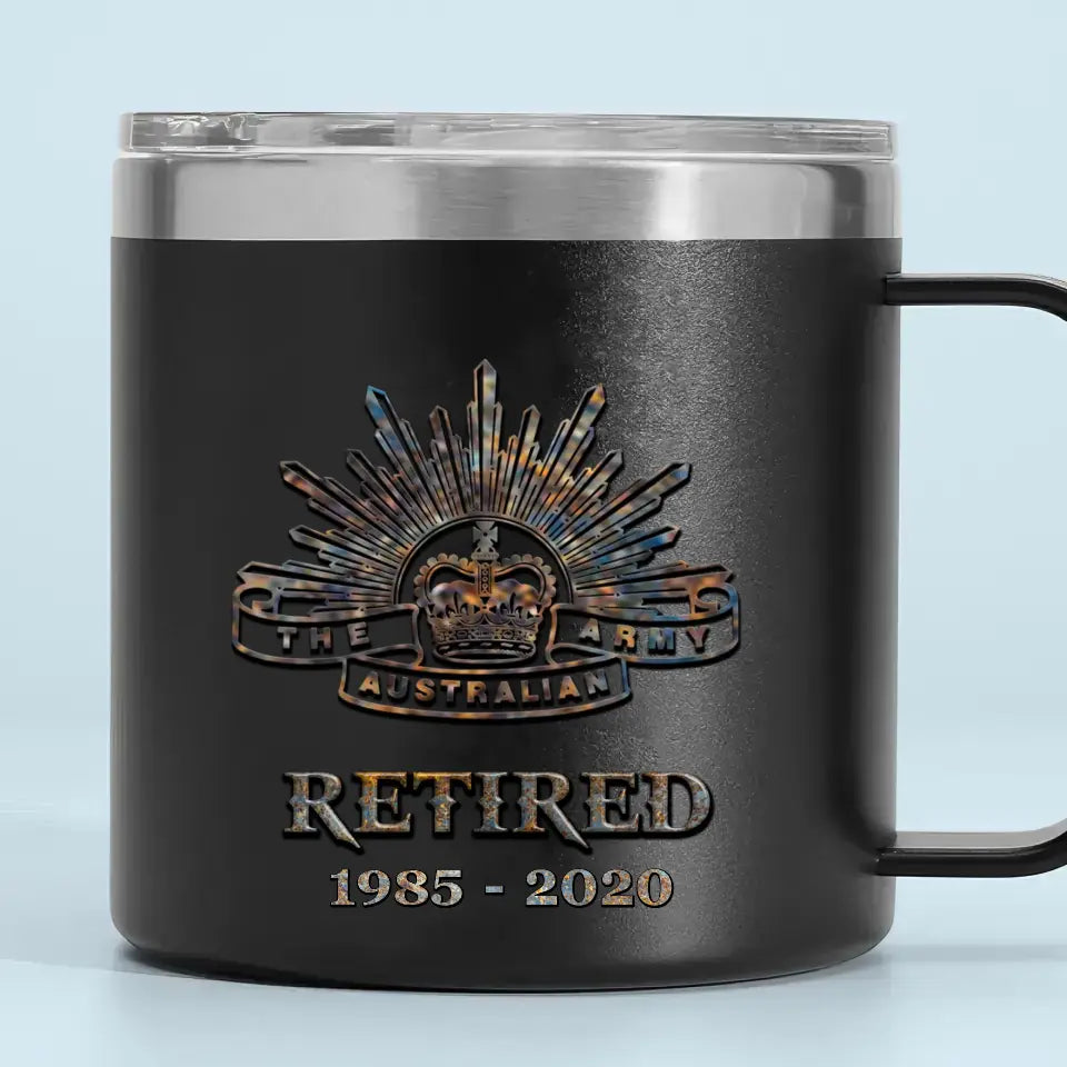 Personalized Australian Veteran Logo Custom Service Time QTVQ241326