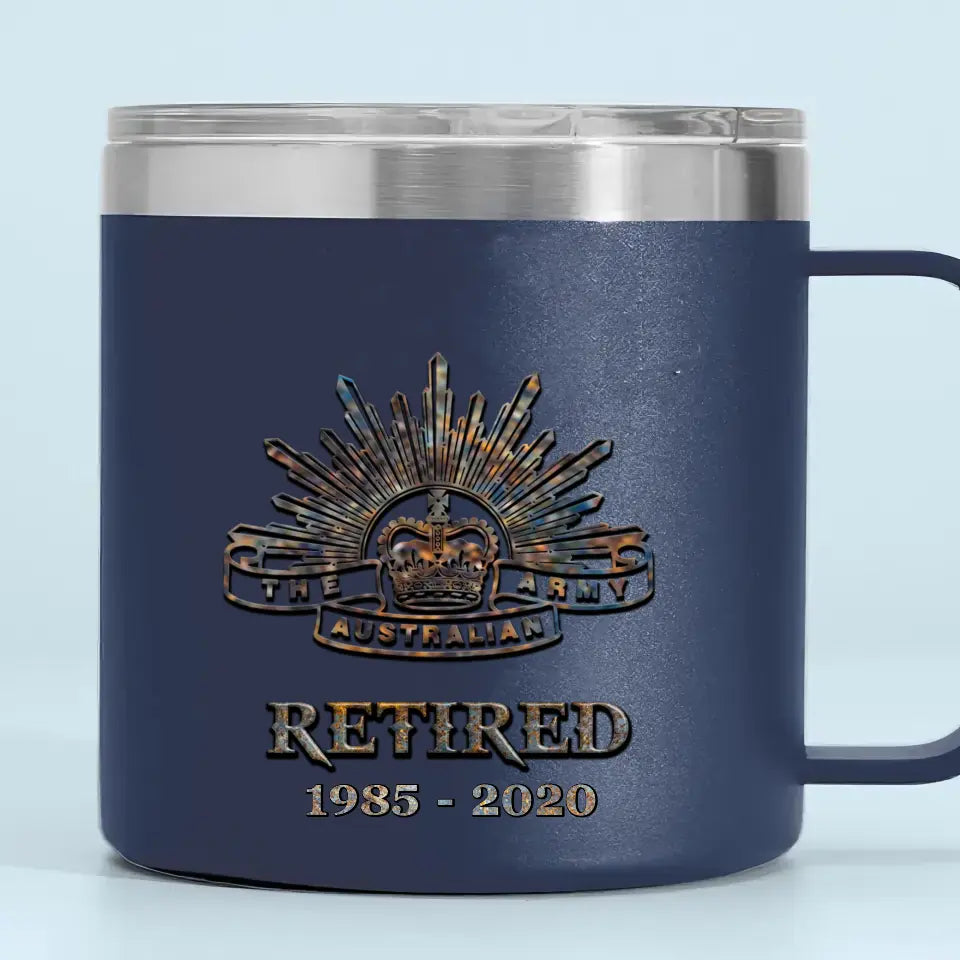 Personalized Australian Veteran Logo Custom Service Time QTVQ241326