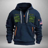 Personalized Canadian Veteran Camo Quarter Zip Hoodie 2D Printed QTKH241345