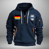 Personalized Nuremberg Germany German Police Custom Name Quarter Zip Hoodie 2D Printed QTVA241337