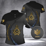 Personalized Canadian Veteran Branch Logo Rank Camo Custom Name & Time Polo Shirt 3D Printed AHVQ241368
