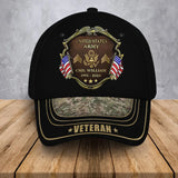 Personalized US Army Logo Rank Gold Custom Name & Time Cap 3D Printed AHVA241374