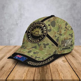 Personalized Australian Veteran Branch Logo Custom Name Cap 3D Printed QTVA241381