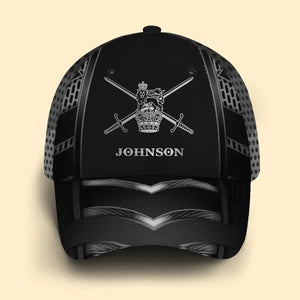 Personalized UK Veteran Logo Custom Name Cap 3D Printed AHVQ241394