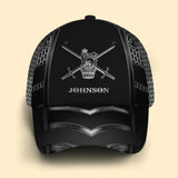 Personalized UK Veteran Logo Custom Name Cap 3D Printed AHVQ241394