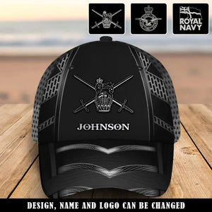 Personalized UK Veteran Logo Custom Name Cap 3D Printed AHVQ241394