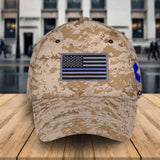 Personalized US Flag Medical EMS Logo Custom Name Cap 3D Printed QTKH241437