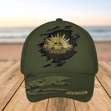 Personalized Australian Army Veteran Camo Custom Name Cap 3D Printed AHHN241489