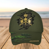Personalized Canadian Army Veteran Camo Custom Name Cap 3D Printed AHHN241489