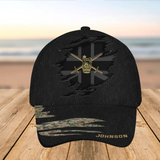 Personalized UK Army Veteran Camo Custom Name Cap 3D Printed AHHN241489