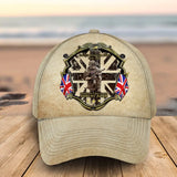 Personalized UK Army Veteran Custom Rank, Name & Service Time Cap 3D Printed AHHN241513