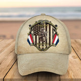 Personalized French Army Veteran Custom Name, Rank & Time Cap 3D Printed AHHN241546