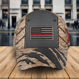 Personalized US Firefighter Flag Custom Name  Cap 3D Printed QTKH241556