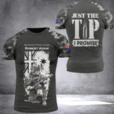 Personalized Australian Veteran Camo Just The Tip I Promise 3D T-shirt Printed VQ241598