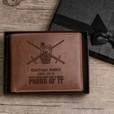 Personalized UK Army Veteran Been There Done That & Damn Proud Of It Leather Wallet Printed AHVQ241663