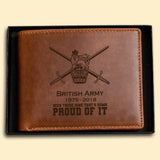 Personalized UK Army Veteran Been There Done That & Damn Proud Of It Leather Wallet Printed AHVQ241663