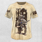 Personalized Australian Veteran Been There Done That & Darm Proud Of It Baseball Jersey 3D Printed AHVA241676