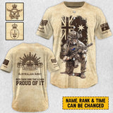 Personalized Australian Veteran Been There Done That & Darm Proud Of It Baseball Jersey 3D Printed AHVA241676